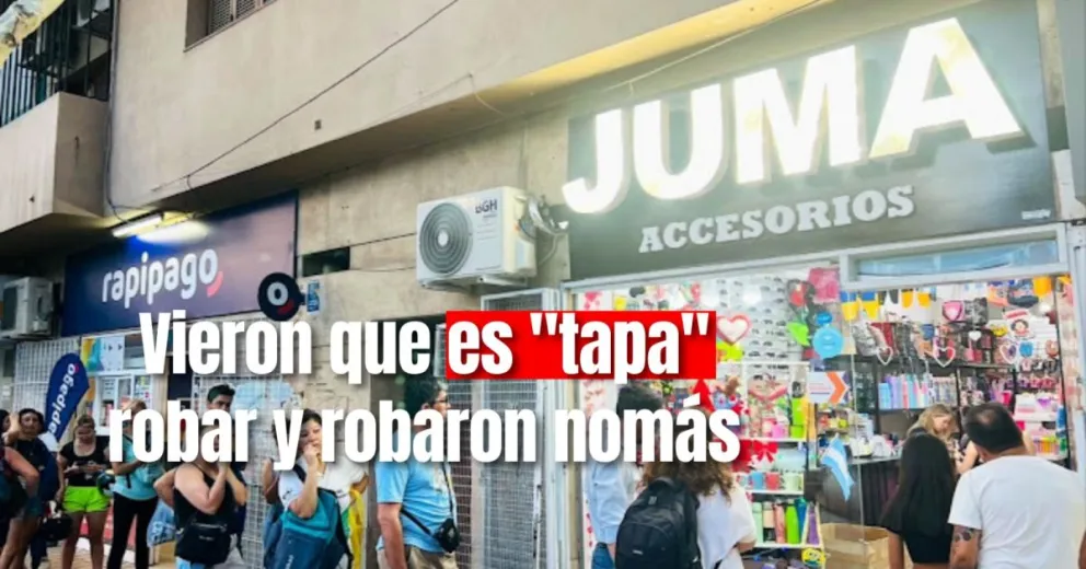 Una ladrona fue escrachada por robar en una tienda de regalos 