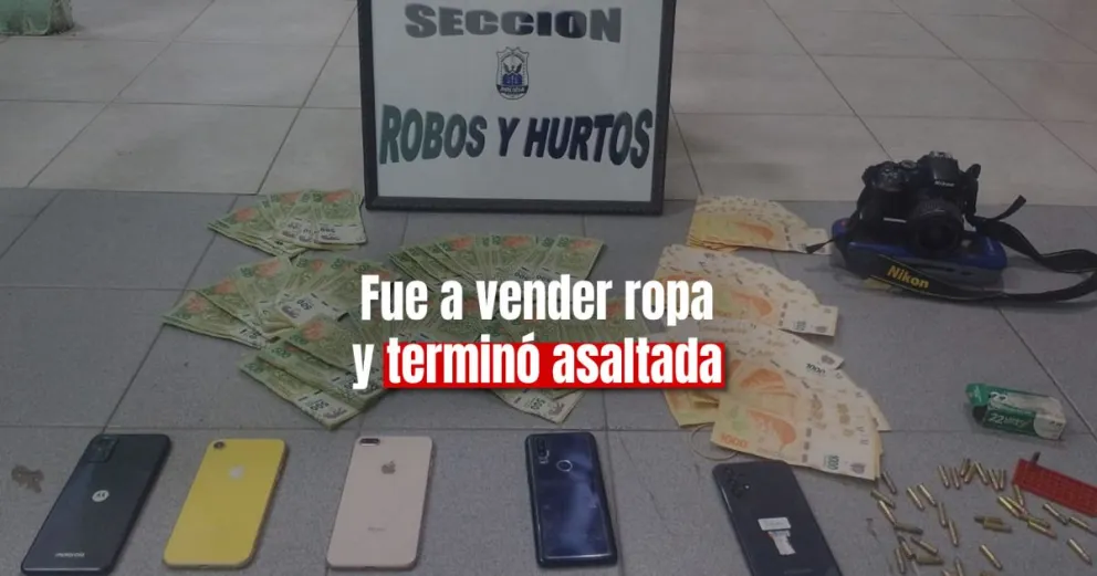 Fue a vender ropa a un barrio y la desvalijaron 