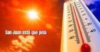 San Juan lidera nuevamente el ranking de provincias con más temperatura