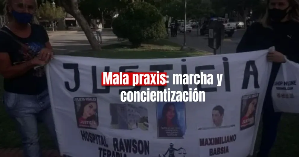 Marcha de concientización por pacientes que sufrieron mala praxis 