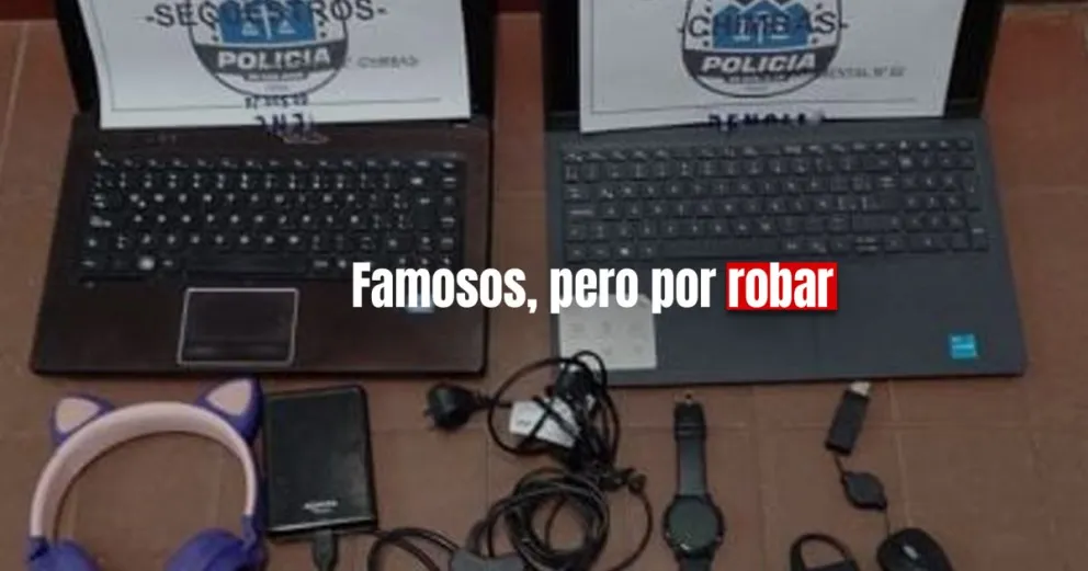 Policías atraparon a dos ladrones muy conocidos en el mundo de la delincuencia 