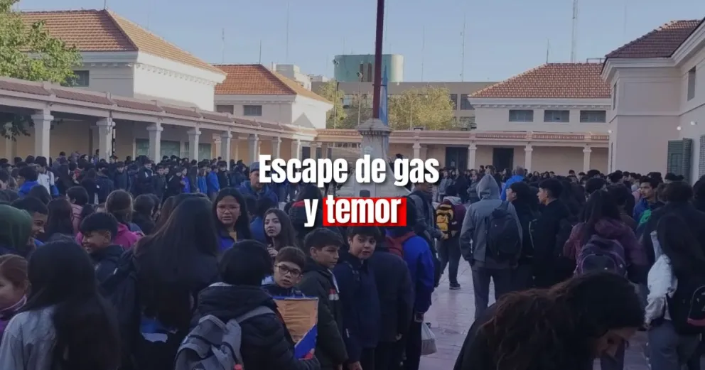Fuga de gas en el Colegio Nacional: vandalizaron una estufa en un aula