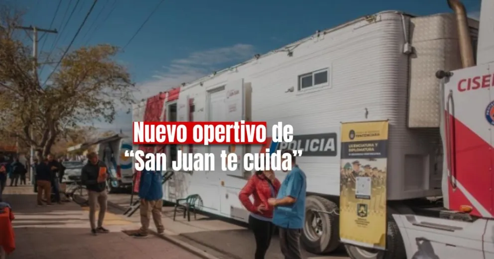 Tres departamentos de la provincia tendrán un nuevo operativo de "San Juan te cuida"