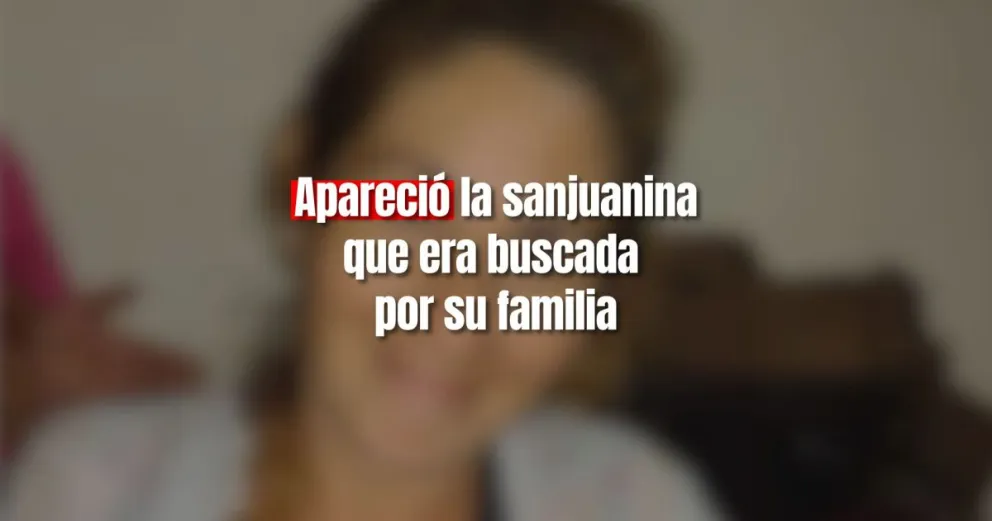 Encontraron a la sanjuanina que había desaparecido desde el domingo 
