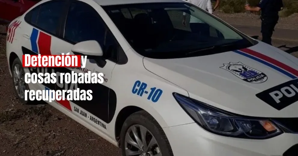 Tras varias tareas de investigación la Policía recupero varias cosas robadas: hay un detenido 