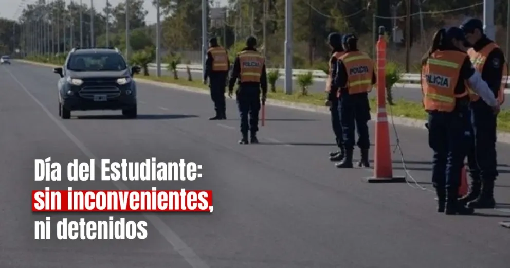 Festejos por el Día del Estudiante: no hubo detenidos