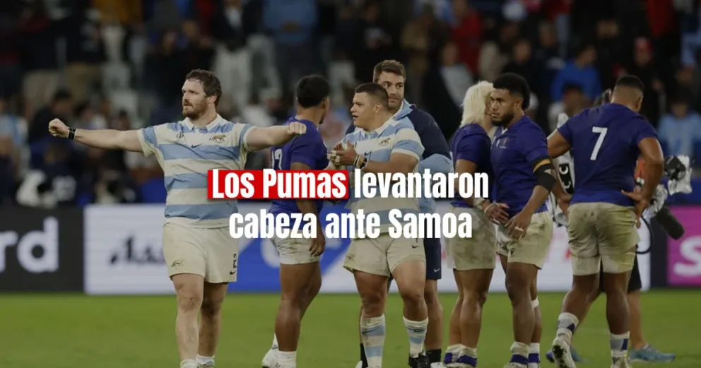 Los Pumas lograron recuperarse en su segunda presentación mundialista
