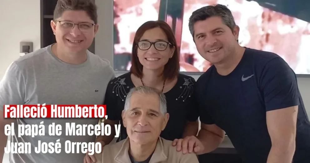 Falleció el padre de Marcelo y Juan José Orrego