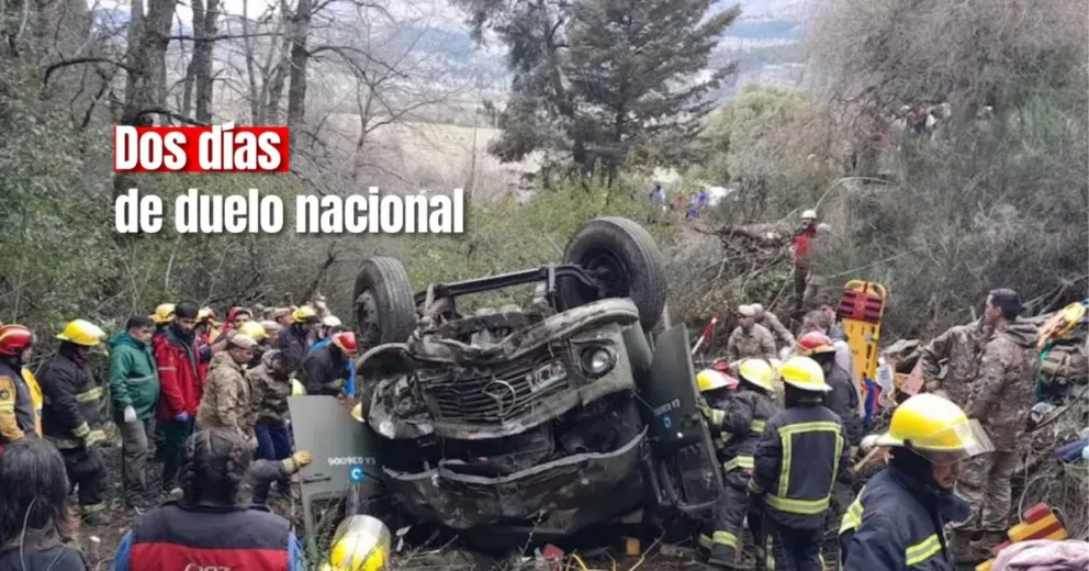 Se decretó dos días de duelo nacional por la muerte de 4 soldados