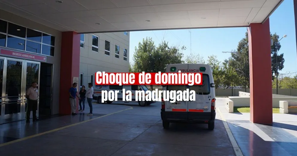 Perdió el control de su auto y chocó a una moto en plena Circunvalación