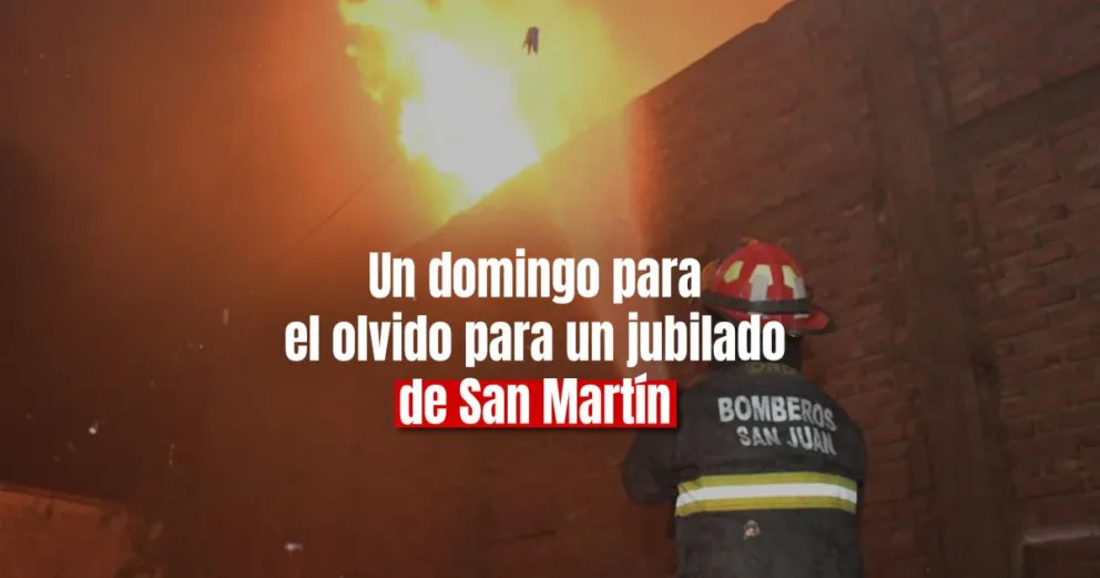 Se le prendió fuego la casa y el auto: terminó en el hospital 
