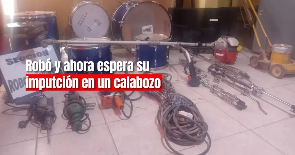 Recuperan bienes sustraídos y detienen a un sospechoso en Rawson