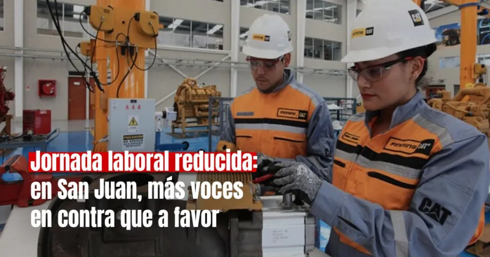 Reducción de la jornada laboral: en San Juan hay más dudas que certezas