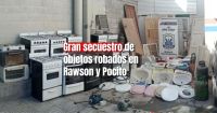 Operativo policial en Médano de Oro y Pocito: recuperan una gran variedad de objetos robados en casas