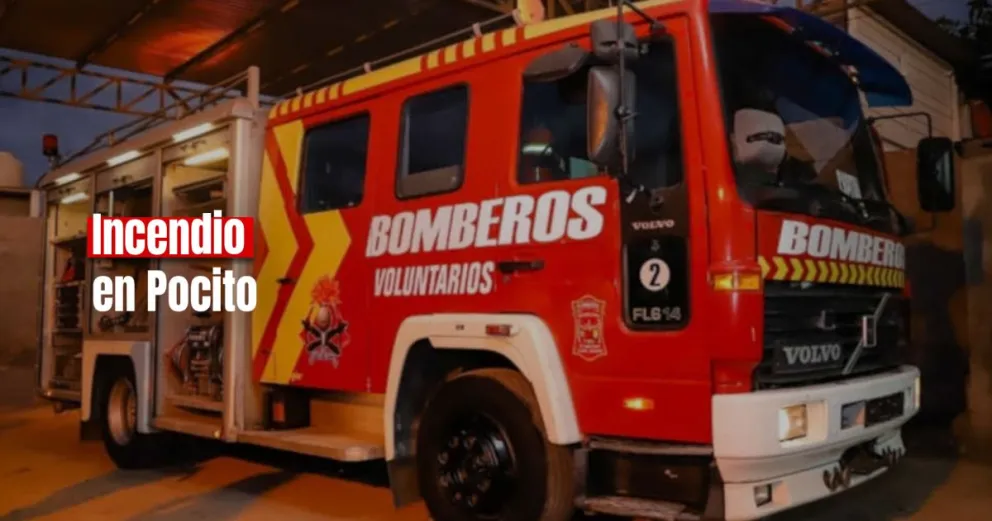 Una casa se incendió en Pocito por una falla eléctrica 