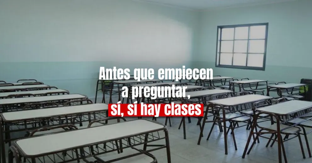 Educación advirtió sobre una cadena viral falsa: las clases son normales