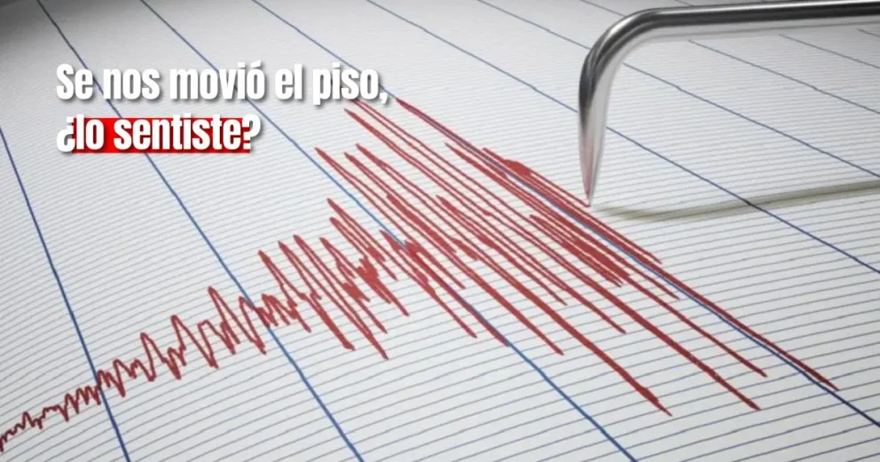 El viernes empezó con un sismo de 3,5° 