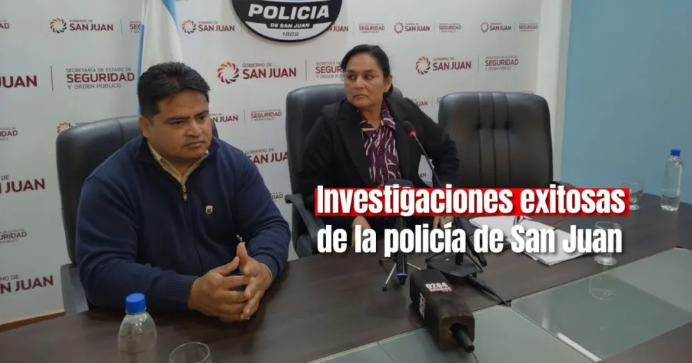 Cuatro casos de robos de autos fueron esclarecidos por la Policía de San Juan 