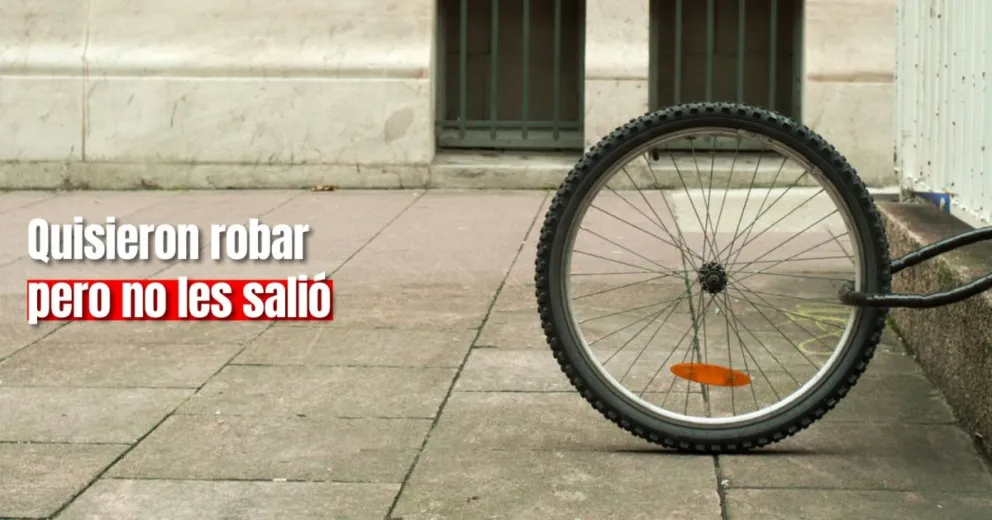 Dos jóvenes intentaron robar una una bicicleta pero fueron detenidos