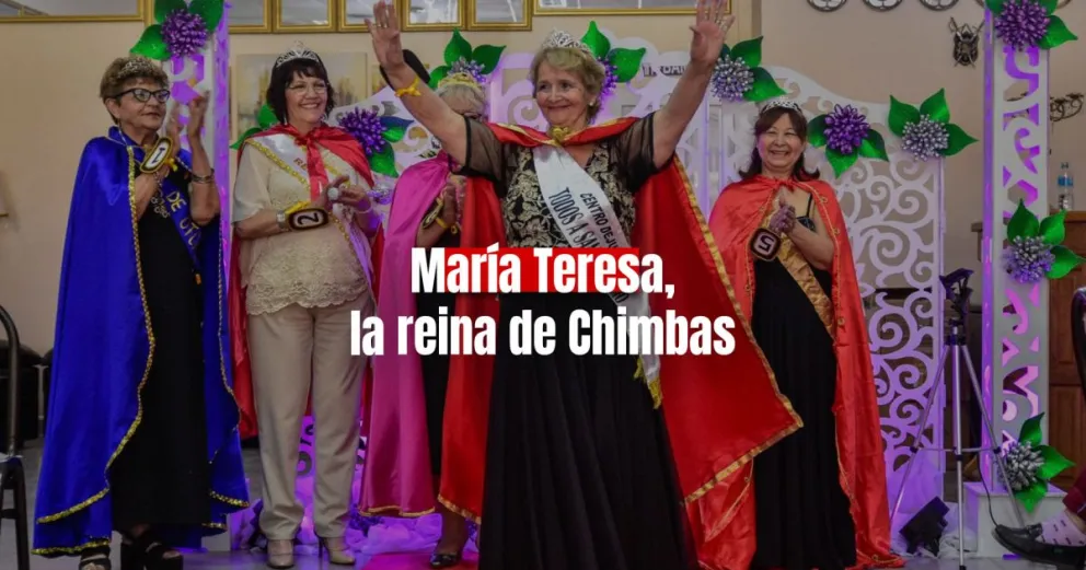 María Teresa Fernández, la nueva Reina del Adulto Mayor de Chimbas