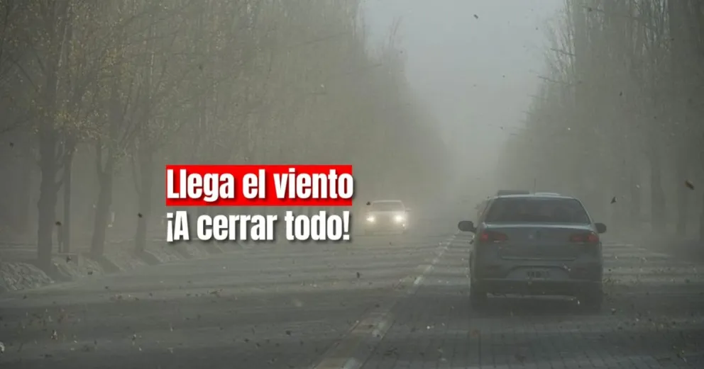 Alerta por la llegada de viento Zonda: qué departamento se verán afectados