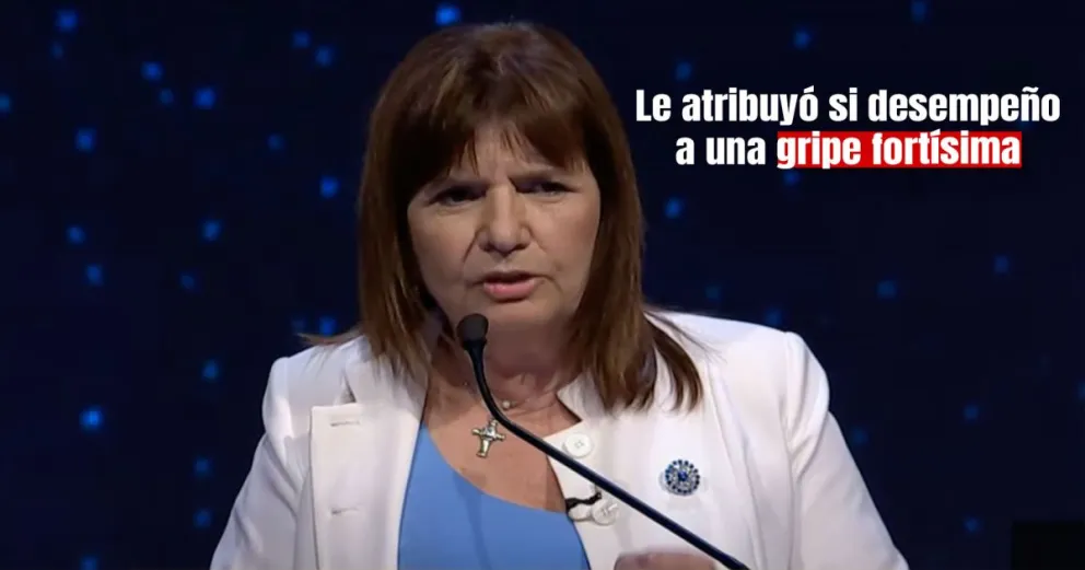 Patricia Bullrich confía en que le irá mejor para el próximo debate presidencial