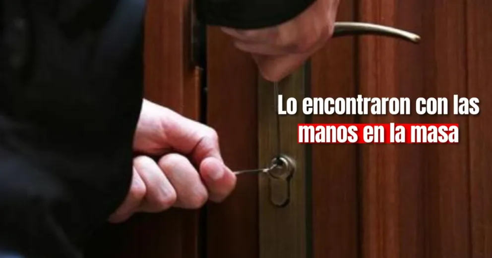 Intentó de robar una vivienda capitalina y terminó detenido