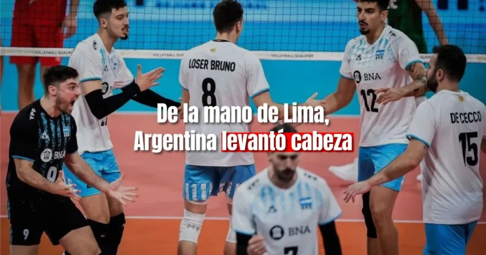 Con Lima como máximo anotador, Argentina volvió al triunfo