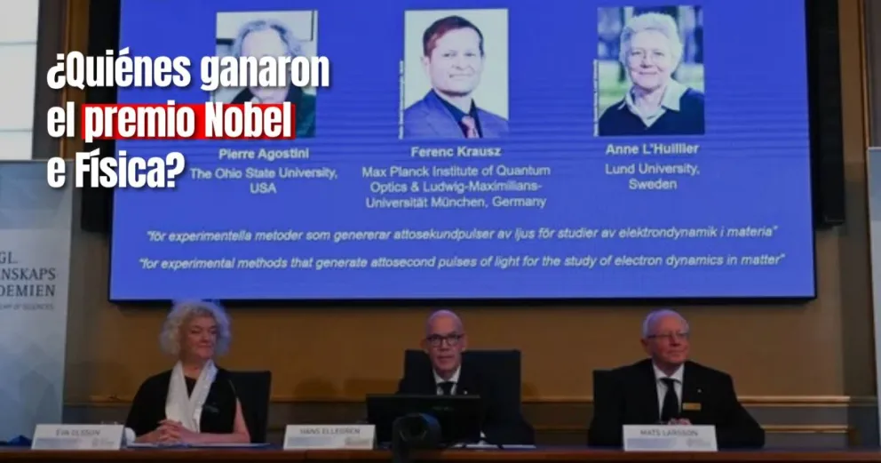 Tres científicos recibieron el premio Nobel de Física 