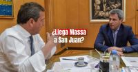 Sergio Uñac se reunió con Massa y lo invitó a la provincia antes de las elecciones 