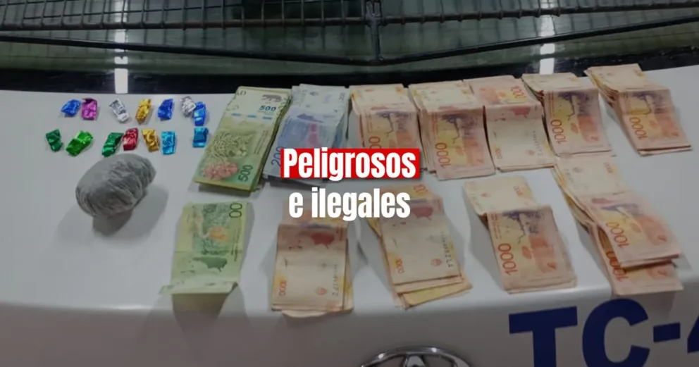 Por conducir mal, los detienen y les encuentran una gran cantidad de drogas