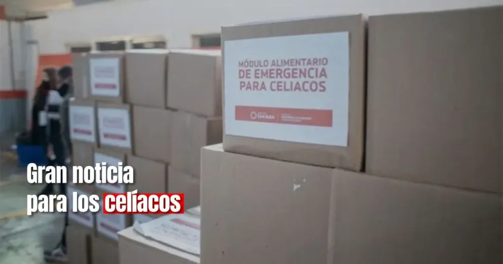 Este miércoles comienzan a entregar módulos para personas con celiaquía