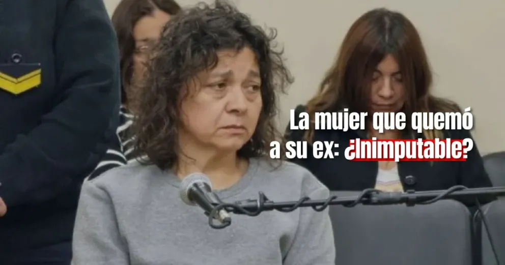 Mujer que prendió fuego a su ex: para fiscalía es inimputable 