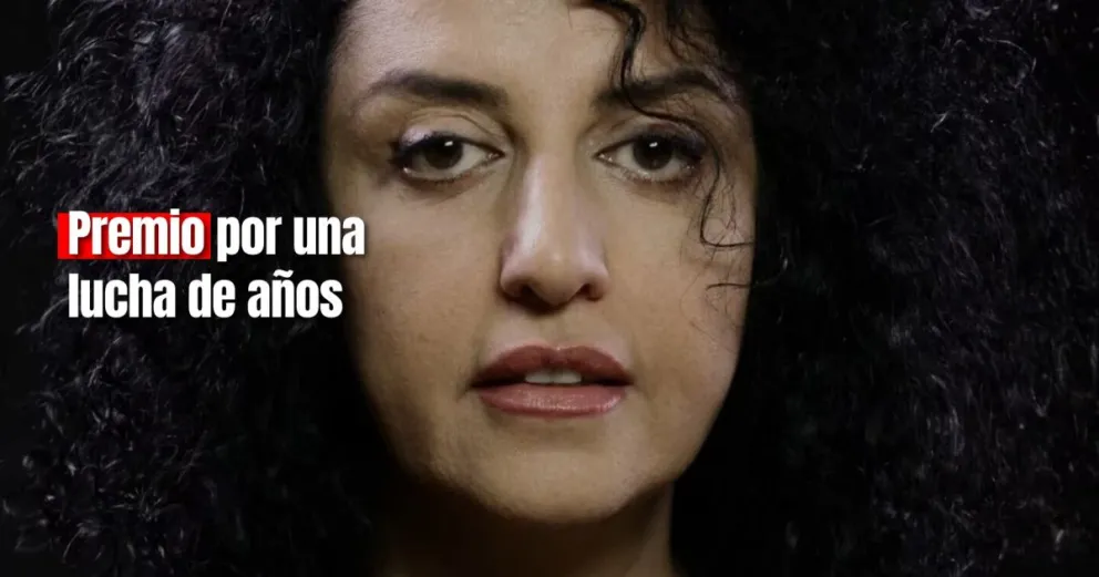 Una activista iraní recibió el Nobel de la Paz 