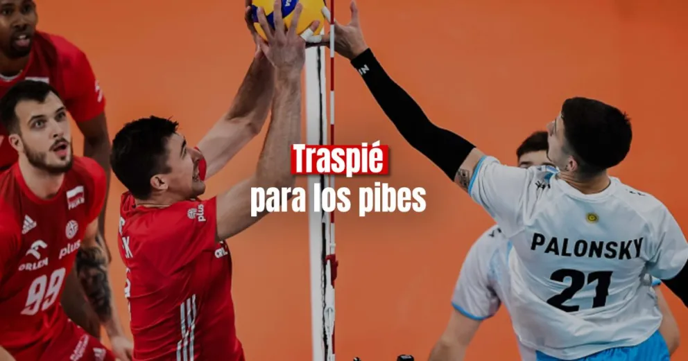 Argentina no pudo con Polonia en el Preolímpico de Vóley