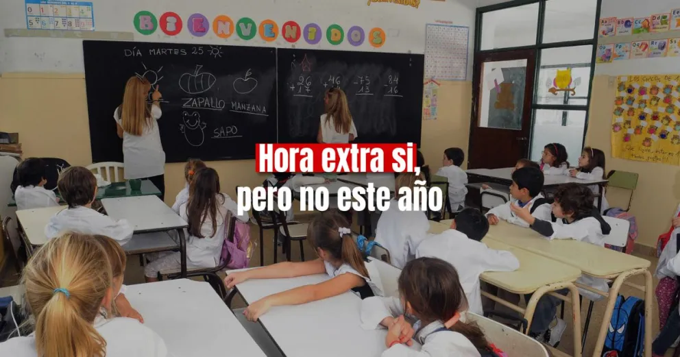 Algunas escuelas del Gran San Juan aplicarán la hora extra recién en el 2024