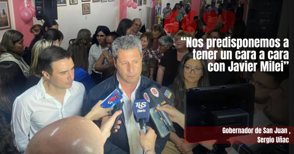 Sergio Uñac: brindó declaraciones políticas sobre el caso Insaurralde y las perspectivas electorales