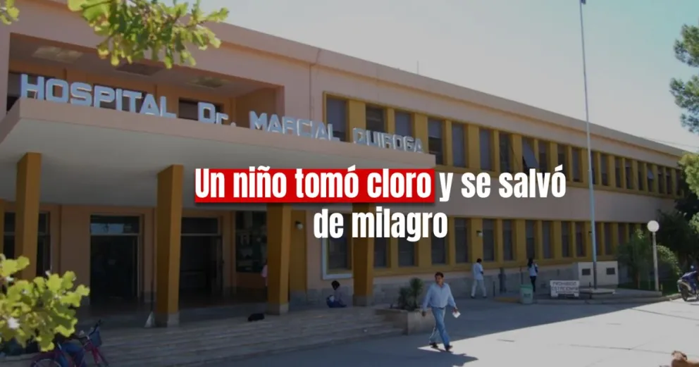 Un niño de 2 años tomó cloro y terminó en el hospital 