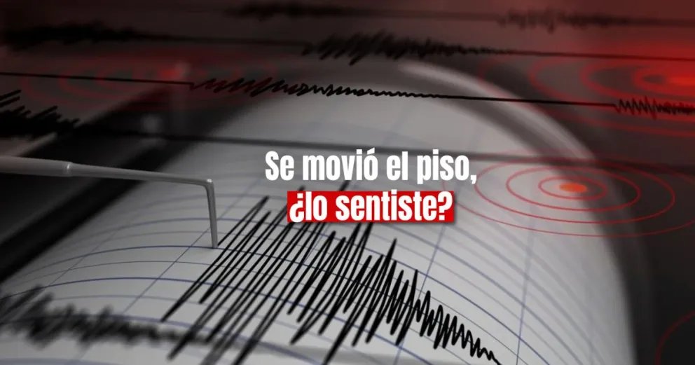 En la madrugada de este lunes se sintió un movimiento sísmico  de 3,7°