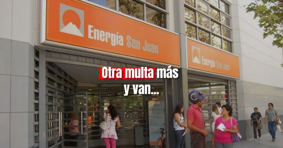 Multaron a Energía San Juan por una suma millonaria 