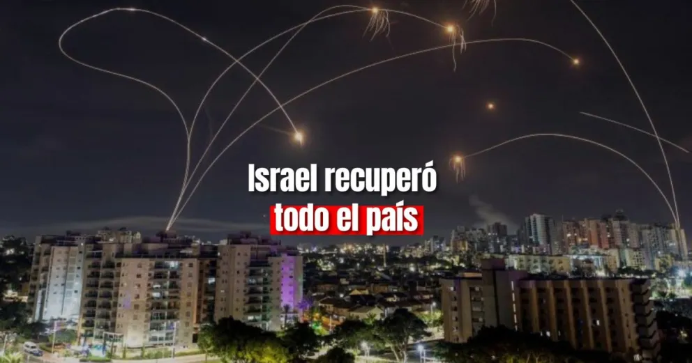 Israel comunicó que recuperó el control de todo el país y la Franja de Gaza 