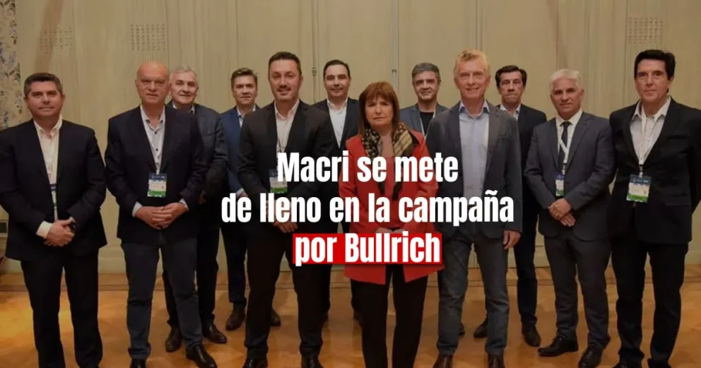 Mauricio Macri salió a repartir boletas de Patricia Bullrich 