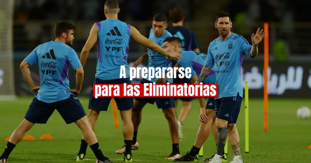 Argentina arranca los entrenamientos para jugar con Paraguay y Perú