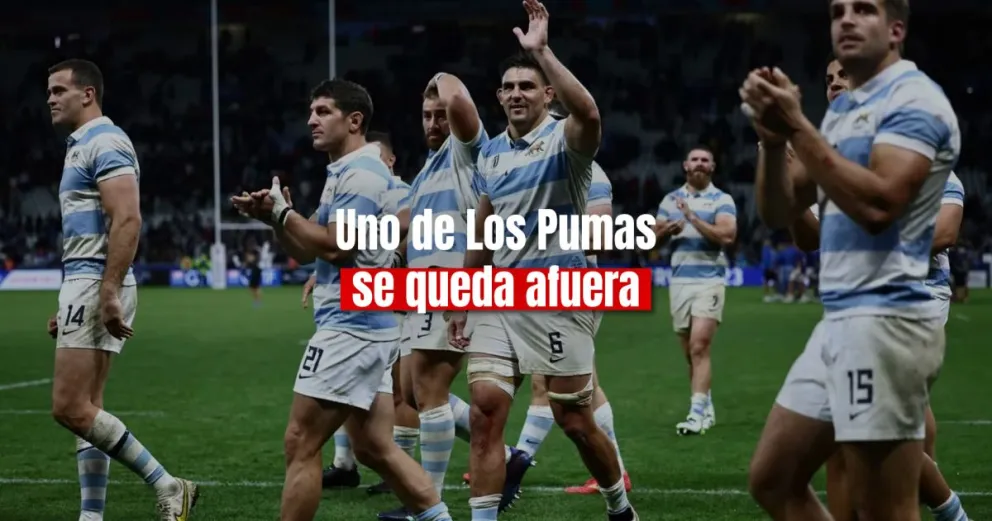 Un importante jugador de Los Pumas se lesiona y se pierde el resto del mundial