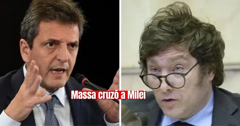 Sergio Massa critica a Javier Milei por sus recomendaciones sobre plazos fijos