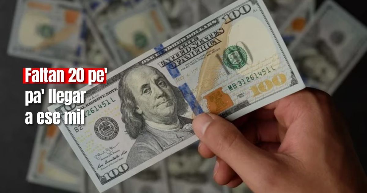 El dólar blue en San Juan abrió en $980 