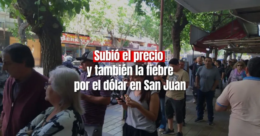 Largas filas en casas de cambio por la disparada del dólar 