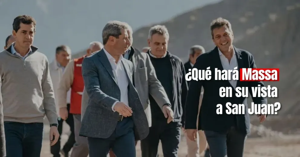 Se conoció cómo será la agenda de Sergio Massa en San Juan