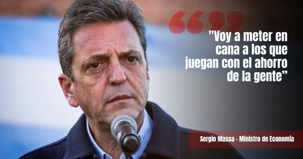 Sergio Massa indica que quiere terminar con los "especuladores" de la economía
