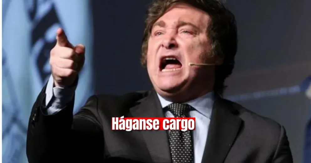 Javier Milei acusa al gobierno por la escalada del dólar blue